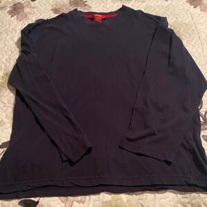 Izod Dark Blue Long Sleeve Tee